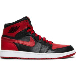 Кроссовки Air Jordan 1 Retro High Banned 2011, черный - фото