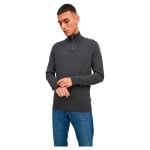 Свитер Jack & Jones Emil Half Zip, серый - фото