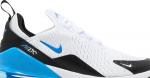 Nike air max 270s white and blue outlet
