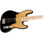 Squier Paranormal Jazz Bass '54, кленовый гриф, золотая анодированная накладка, черный Paranormal Jazz Bass '54, Maple Fingerboard, Gold Anodized Pickguard, Black - фото