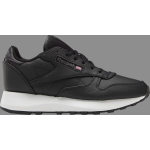 Кроссовки wmns classic leather sp 'black grey' Reebok, черный - фото