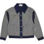 Куртка MM6 Maison Margiela Reversed Denim Jacket Raw, синий - фото