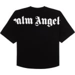 Футболка Palm Angels Classic Logo Over Tee 'Black/White', черный - фото 2