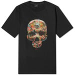 Футболка Paul Smith Skull Sticker, черный - фото