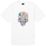 Футболка Paul Smith Multi Colour Skull T-Shirt, белый - фото