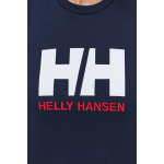 Хлопковая футболка Helly Hansen, темно-синий - фото 5