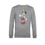 Толстовка DISNEY PINOCCHIO VINTAGE PINOCCHIO Disney, цвет Mottled Light Grey - фото 3