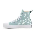 Кроссовки Swallow High-Top Sneaker Mcq By Alexander Mcqueen, светло-голубой - фото 3