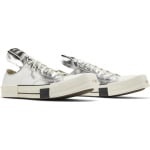 Кроссовки Converse Rick Owens x TURBODRK Chuck 70 Low Silver Lacquer, серебряный - фото 8