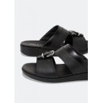 Сандалии PRADA Saffiano leather sandals, черный - фото 2