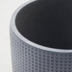 Горшок для растений Ikea Backdrag Dotted Surface, 15 см, светло-серый - фото 3