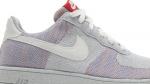 Nike air force one flyknit shop grey