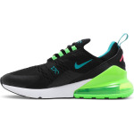 Black and shop green nike 270