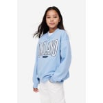 Свитшот H&M Kids Oversized Oakland, голубой - фото 3