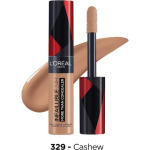 Infallible 24H More Than Concealer Стойкое покрытие с полным покрытием и матовым финишем, 11 мл, 329 кешью, L'Oreal - фото 2