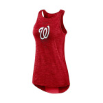 Женская красная майка washington nationals logo fade с высоким вырезом Nike, красный - фото 4