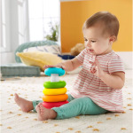 Пирамидка Fisher Price Eco Rock-A-Stack - фото 4