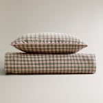 Детский пододеяльник Zara Home Christmas Check Flannel, зеленый/мультиколор - фото