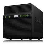 Сетевое хранилище Synology DiskStation DS420j, 4 отсека, без дисков, черный - фото