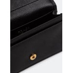 Картхолдер PRADA Leather card holder, черный - фото 4