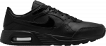 Air max hot sale black leather