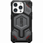 Чехол UAG Monarch Pro для iPhone 15 Pro, Kevlar Silver - фото 2