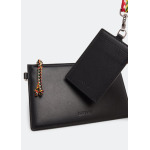 Сумка LANVIN Leather double pouch, черный - фото 3