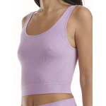 Топ adidas Crop Ripp Stretch, цвет bliss lilac - фото 3