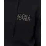 Синяя мужская толстовка с капюшоном Jack & Jones, синий - фото 3