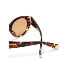 Stella McCartney Eyewear солнцезащитные очки черепаховой расцветки, коричневый - фото 3