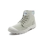 Pampa Canvas Shoes Men High-top Light Green Palladium - фото 2