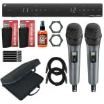 Беспроводная микрофонная система Sennheiser Sennheiser XSW 1-825 DUAL-A DJ Pro Audio Wireless Microphone System w Carry Case - фото