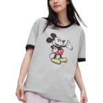 Футболка Disney Co-brand унисекс серая Uniqlo, серый - фото 4