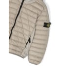 Stone Island Junior пуховик с нашивкой Compass, нейтральный цвет - фото 3