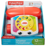 Развивающая игрушка-каталка Fisher Price Chatter Telephone Pull Along - фото 2