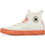 Кроссовки Converse Renew Chuck Taylor All Star Crater Knit High Egret Cedar Bark, кремовый - фото 3