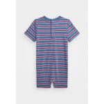 Комбинезон STRIPED COTTON JERSEY SHORTALL Ralph Lauren, синий - фото