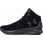 Кроссовки Under Armour Curry 1 Lux Mid Black Suede, черный - фото 2