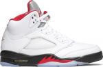 All red shop jordan 5s