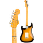 Модифицированная электрогитара Fender JV Stratocaster 50-х годов HSS с кленовой накладкой, 2 цвета Sunburst - фото 4