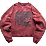 Толстовка Enfants Riches Déprimés Girl/Gun Crewneck 'Faded Red/Black', красный - фото