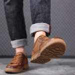 Кроссовки мужские Lifestyle Shoes Men Low-Top Help, желтый - фото 9