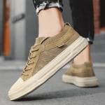 Кроссовки Jeep Skateboarding Shoes Men Low-top Khaki, хаки - фото 8