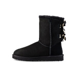 Женские зимние ботинки Bailey Snow Boots Black Ugg - фото