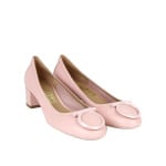 Женские кожаные туфли Salvatore Ferragamo Horsebit, цвет Pastel Pink - фото 5