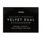 Палитра теней для век KORRES Duo Volcanic Minerals Velvet Grey Taupe 38 3g - фото 2