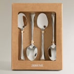 Набор столовых приборов Zara Home Classic Dessert Spoons, 4 предмета, нержавеющая сталь - фото