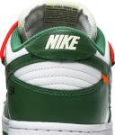 Nike dunk low online off-white pine green