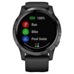 Умные часы Garmin VívoActive 4, черный и графитовый - фото