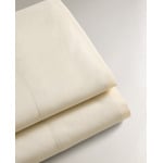 Простыня Zara Home Cotton Percale 200 Thread Count, бледно-желтый - фото 2